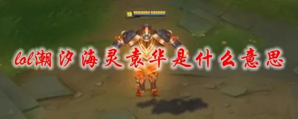 lol潮汐海灵袁华是什么意思