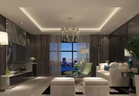 常见的灰色系客厅装修效果图，简约却不简单