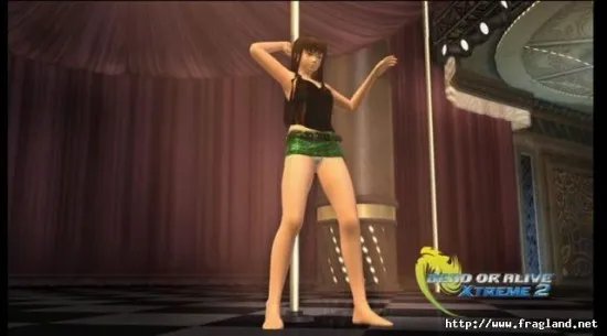 《死或生X2》清纯美女也跳钢管舞视频