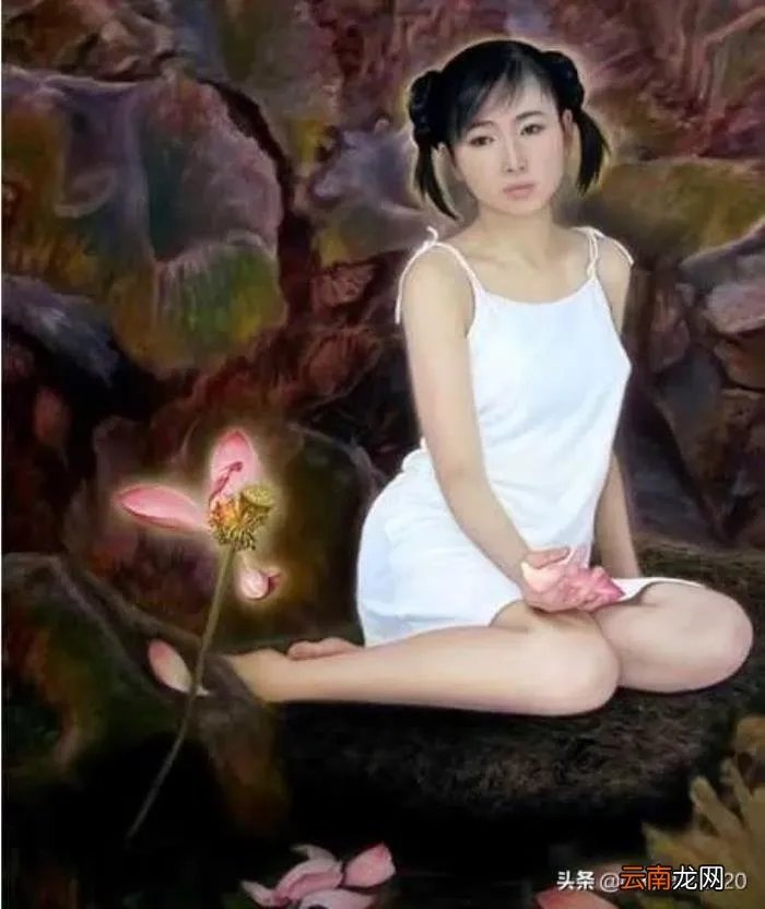 历代艺术家笔下的神女与山鬼 东方神女山鬼系列 油画欣赏