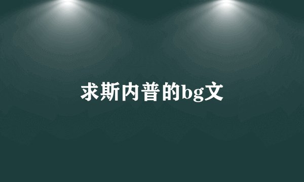 求斯内普的bg文