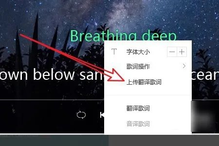 QQ音乐怎么上传歌词？