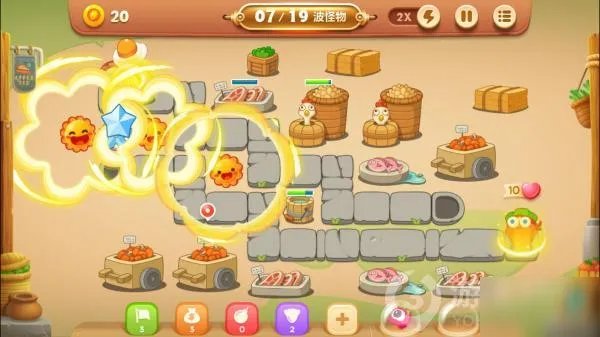 《保卫萝卜3》集市第12关怎么过 集市第12关通关攻略