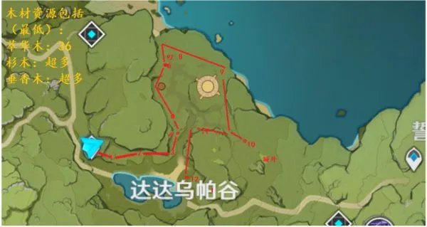 《原神》1.5版本伐木省心路线分享