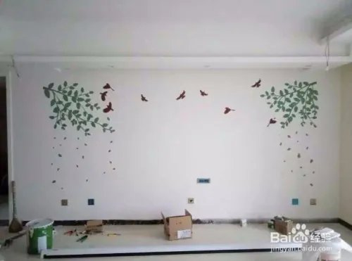 梦天墙景工具绘墙景施工方法