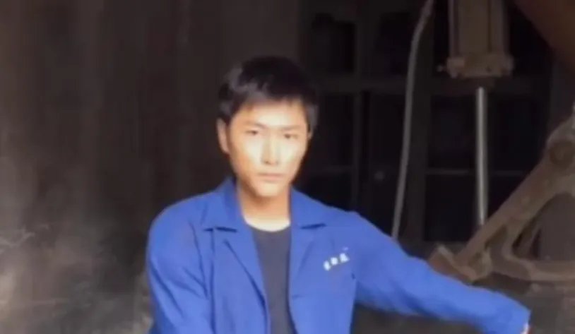 朱梓骁曾在工地打工