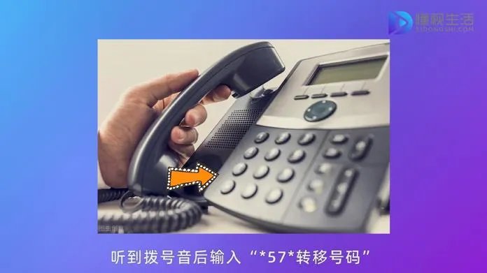 固定电话如何设置呼叫转移