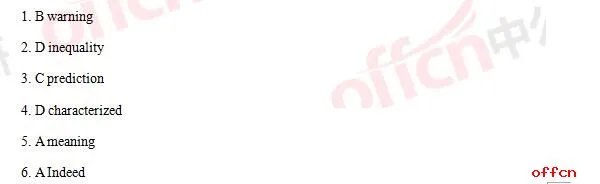 2017年考研英语二试题及答案（完整版）