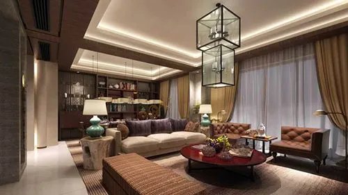 客厅装修吊顶效果图 用对吊顶让客厅更有格调