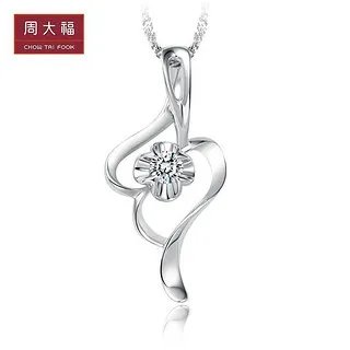 周大福白金项链价格