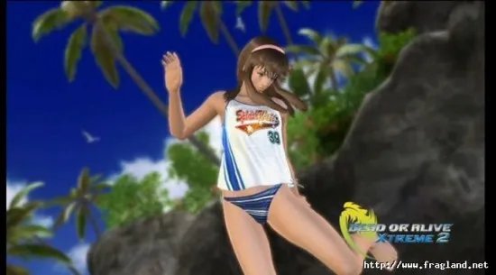 《死或生X2》清纯美女也跳钢管舞视频