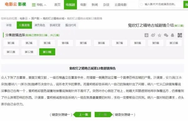 鬼吹灯之精绝古城分集剧情介绍