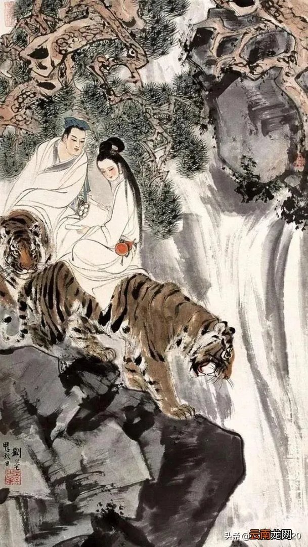历代艺术家笔下的神女与山鬼 东方神女山鬼系列 油画欣赏