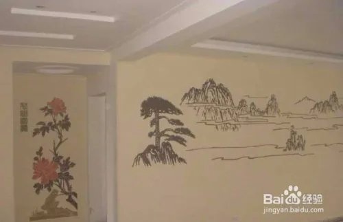 梦天墙景工具绘墙景施工方法