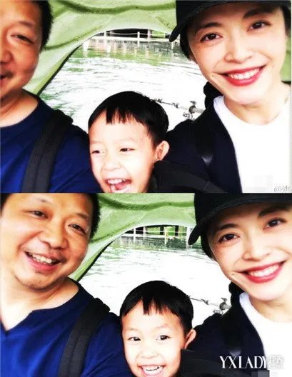 姚晨爱子同游寺庙又晒全家福两夫妻互相调侃网友表示很受虐