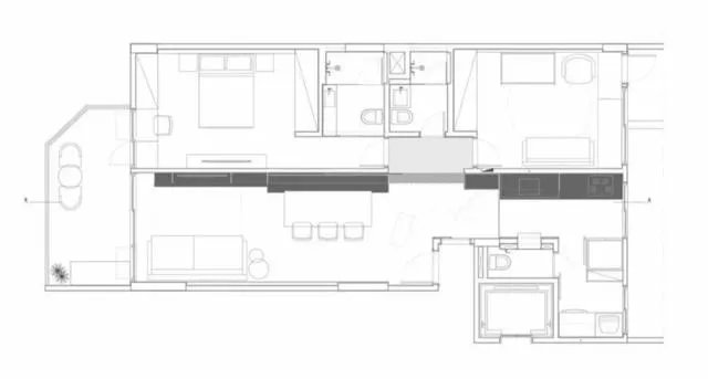 用80平打造超省空间的移动公寓