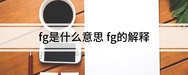 fg是什么意思 fg的解释