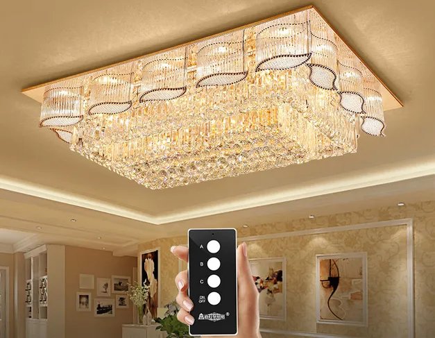 长方形水晶灯图片大全 奢华款水晶灯欣赏