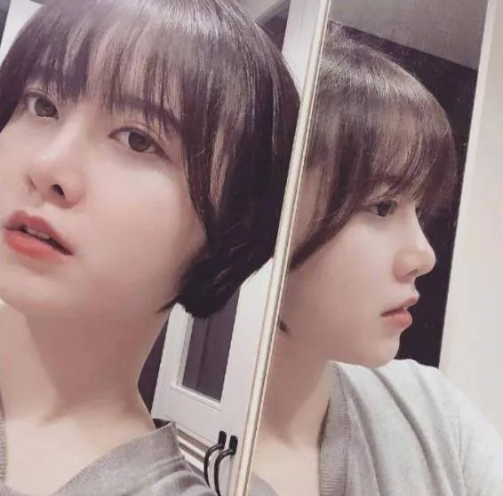 具惠善短发造型嫩如学生妹：谁能看出这是34岁的女人