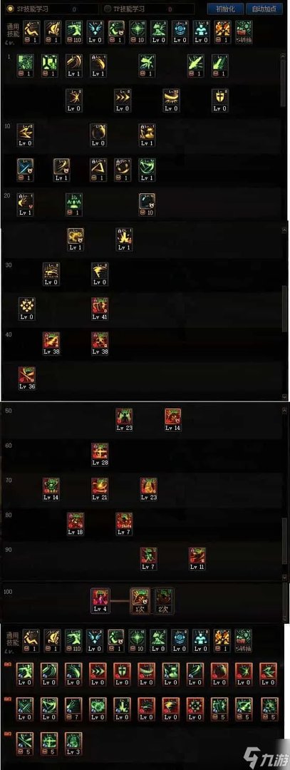 《DNF》流浪武士110版本刷图加点推荐2022