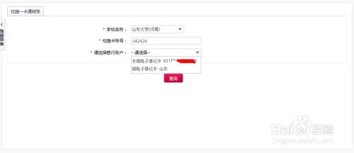 山东大学校园卡一卡通网上充值教程办法
