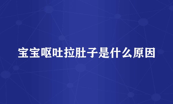 宝宝呕吐拉肚子是什么原因