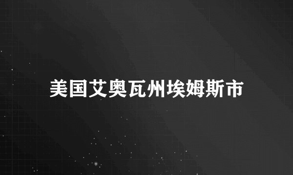美国艾奥瓦州埃姆斯市