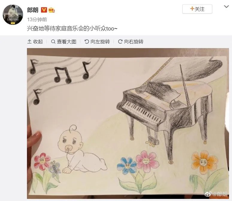 等待家庭音乐会的小听众，郎朗妻子吉娜怀孕了吗？