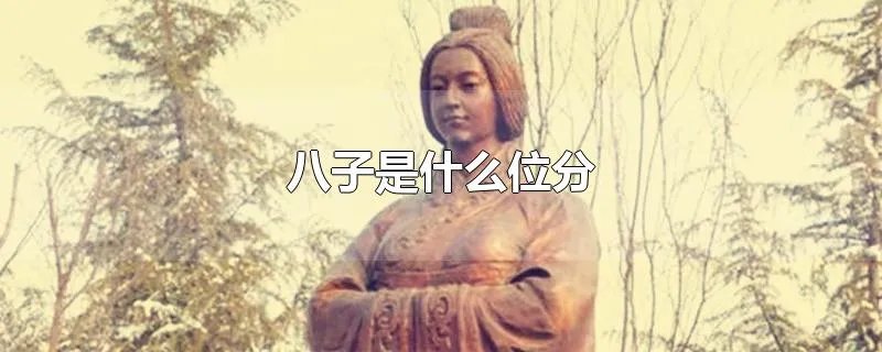 八子是什么位分