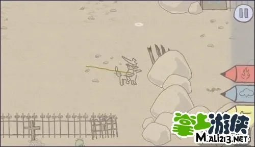 画个火柴人Draw a Stickman第七关攻略