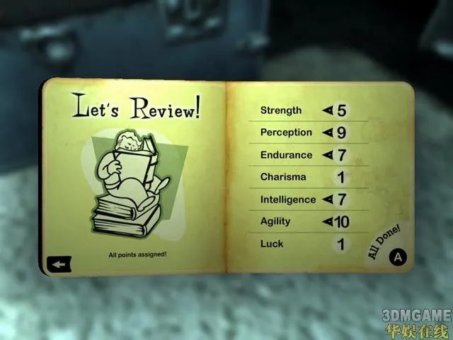 《辐射3》图文攻略主角选择篇