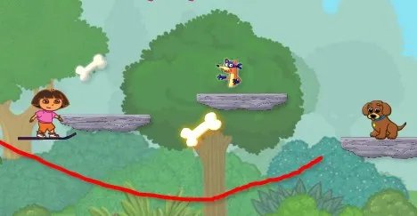 朵拉救狗狗画线版的2游戏详情