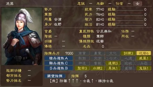 《三国志13威力加强版》血色衣冠女武将头像合集
