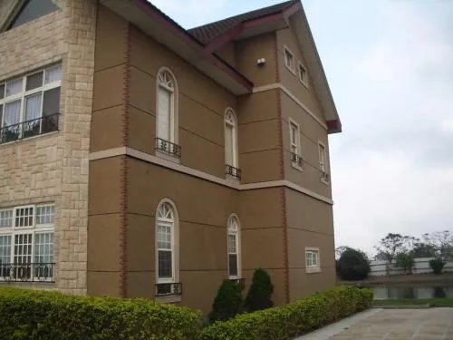 农村别墅外墙装修效果图 外墙用真石漆还是瓷砖