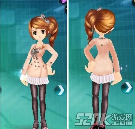 QQ飞车女生服装搭配 QQ飞车冬季女生服装