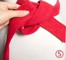 如何打大衣蝴蝶结图解