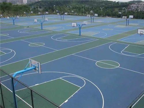 篮球场地面一般做的什么材料