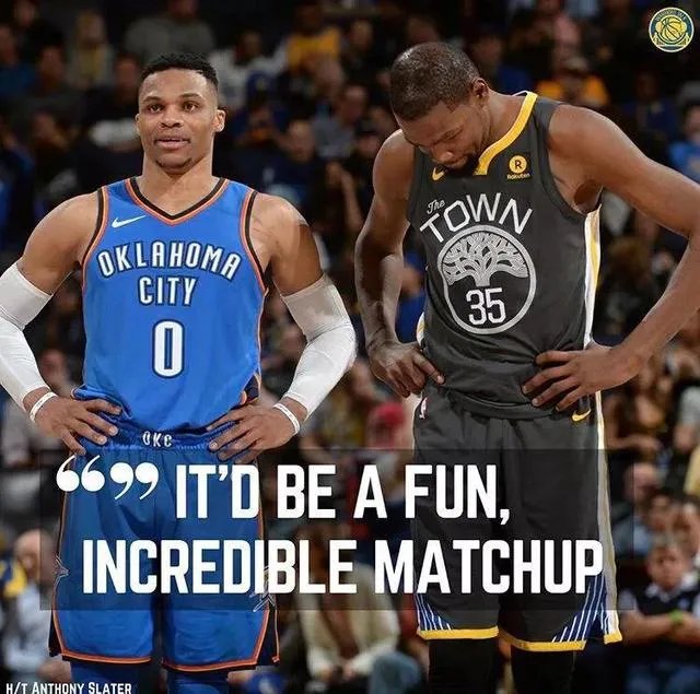 威少44分对飙杜兰特34分，什么水平？