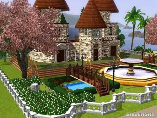 《模拟人生3》中世纪城堡（地下城版）