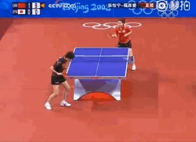 福原爱和张怡宁