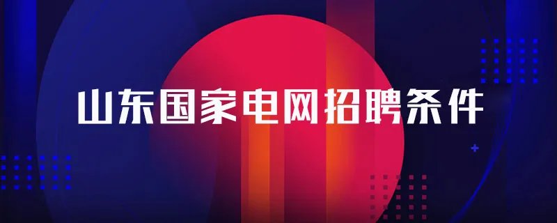 山东国家电网招聘条件