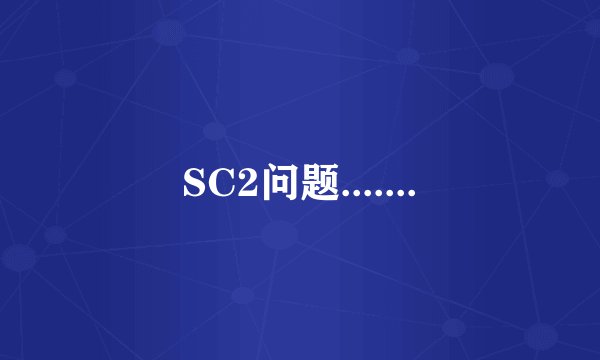 SC2问题.......