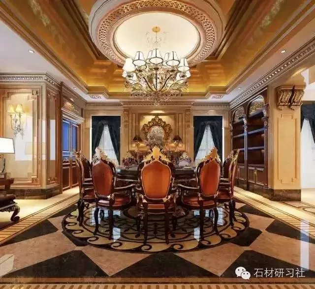 顶级别墅豪宅大理石装饰案例图