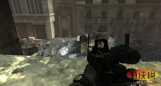 《使命召唤8》PC版最高画质与最低画质对比图