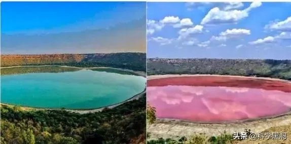 印度5万年前的陨石坑湖，一夜之间突然变红，预示了什么征兆？