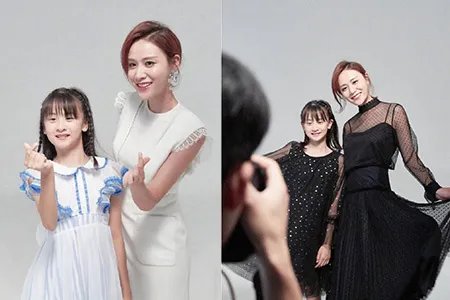 叶一茜晒练琴照粉丝围观 与女儿同框拍写真显时尚