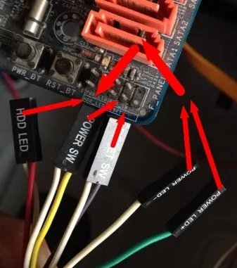 技嘉G31主板的线肿么接?