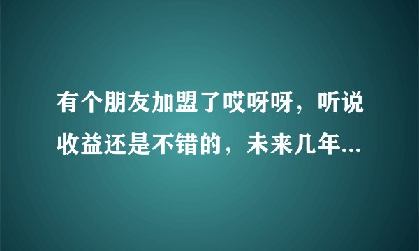 有个朋友加盟了哎呀呀，听说收益还是不错的，未来几年这行业的风险怎么样？
