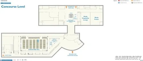 E3 2014展区分布图公布 任天堂连霸三个会场！