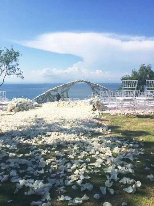 林宥嘉丁文琪婚礼现场森系风格清新养眼，还有哪些明星结婚时现场布置别具一格？